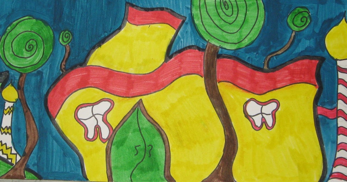 Jamestown Elementary Art Blog: 5th grade Hundertwasser Fantasy Houses