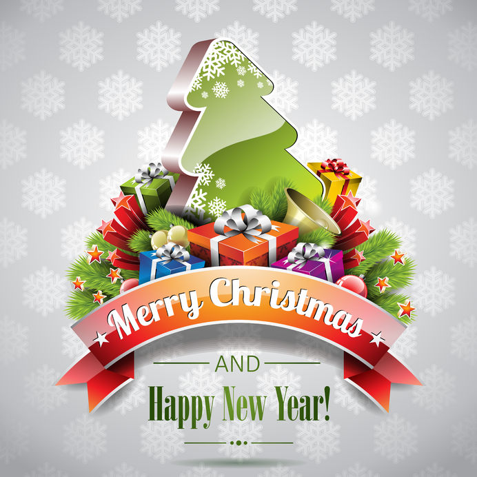 Banco de Imágenes Gratis: Merry Christmas and Happy New Year 2016 free