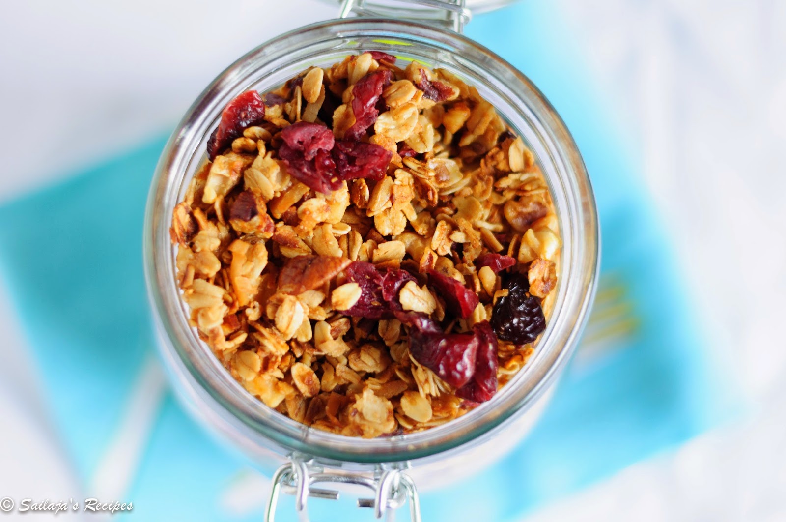 Sailaja's Recipes Homemade Granola