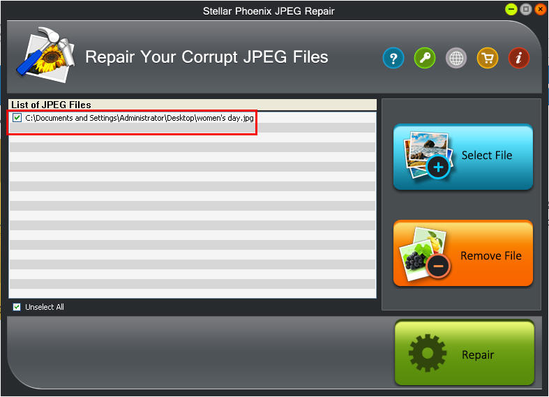 Different JPEG errors and their solutions