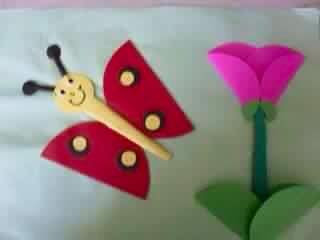 membuat kupu kupu dari kertas