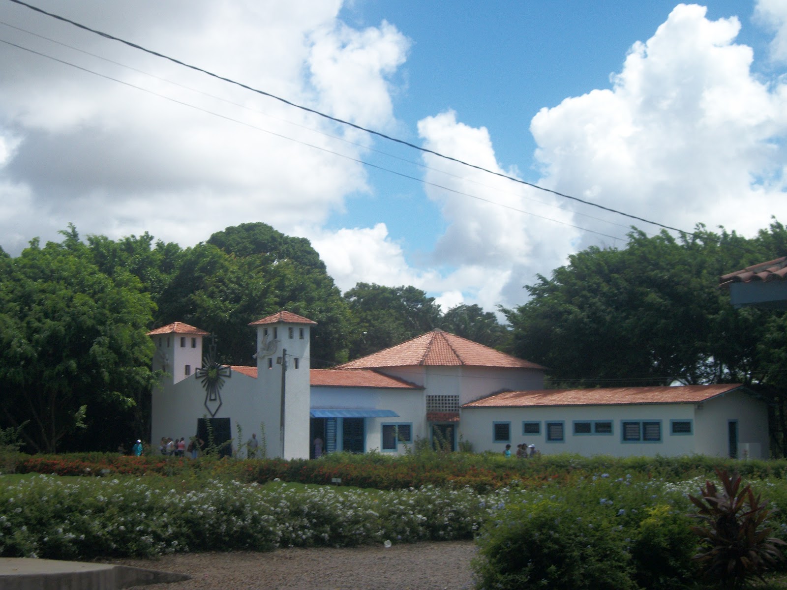 Grupo da visita a comunidade Servos de Maria