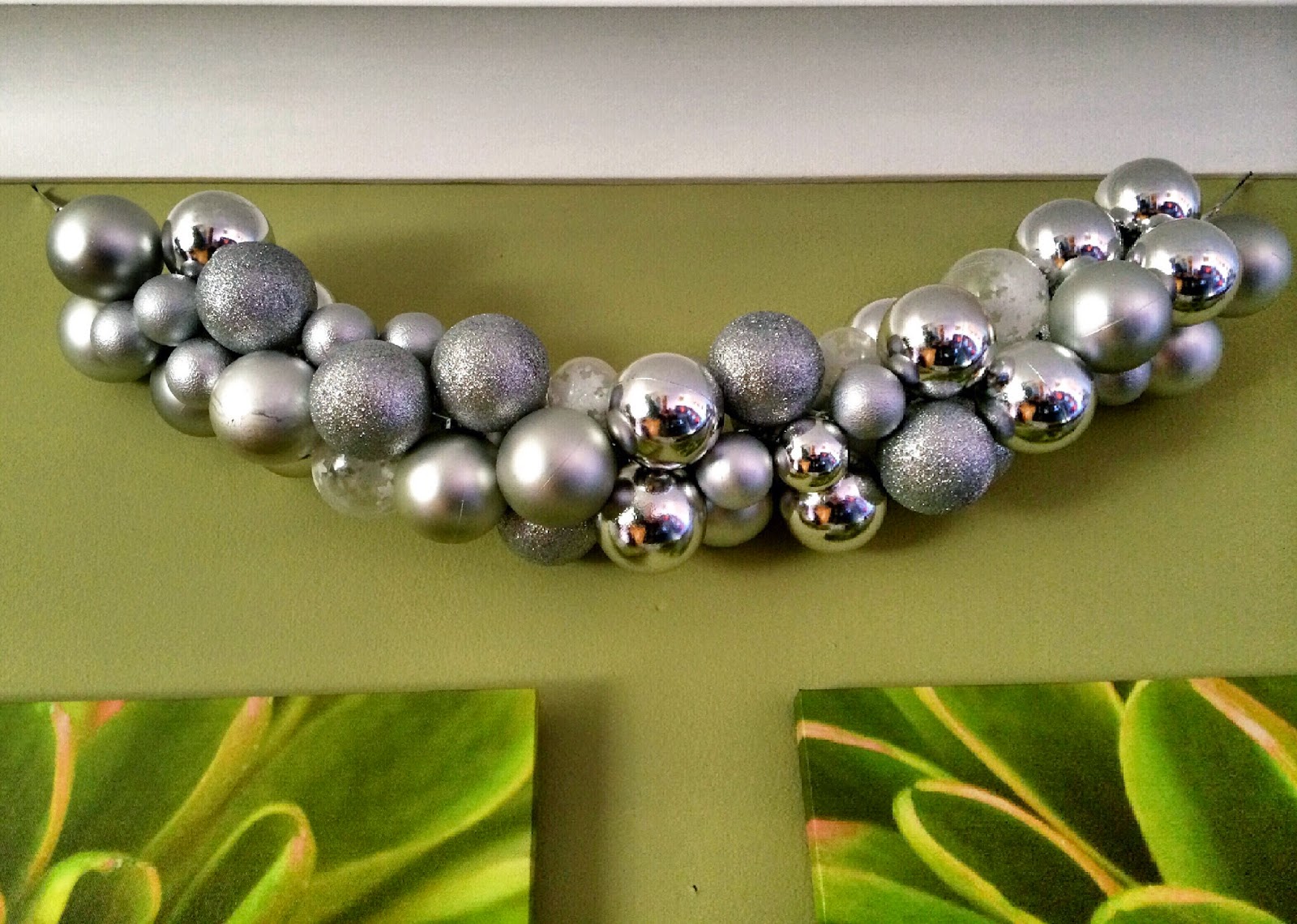 DIY Christmas Bauble Garland | Priceless Life Of Mine