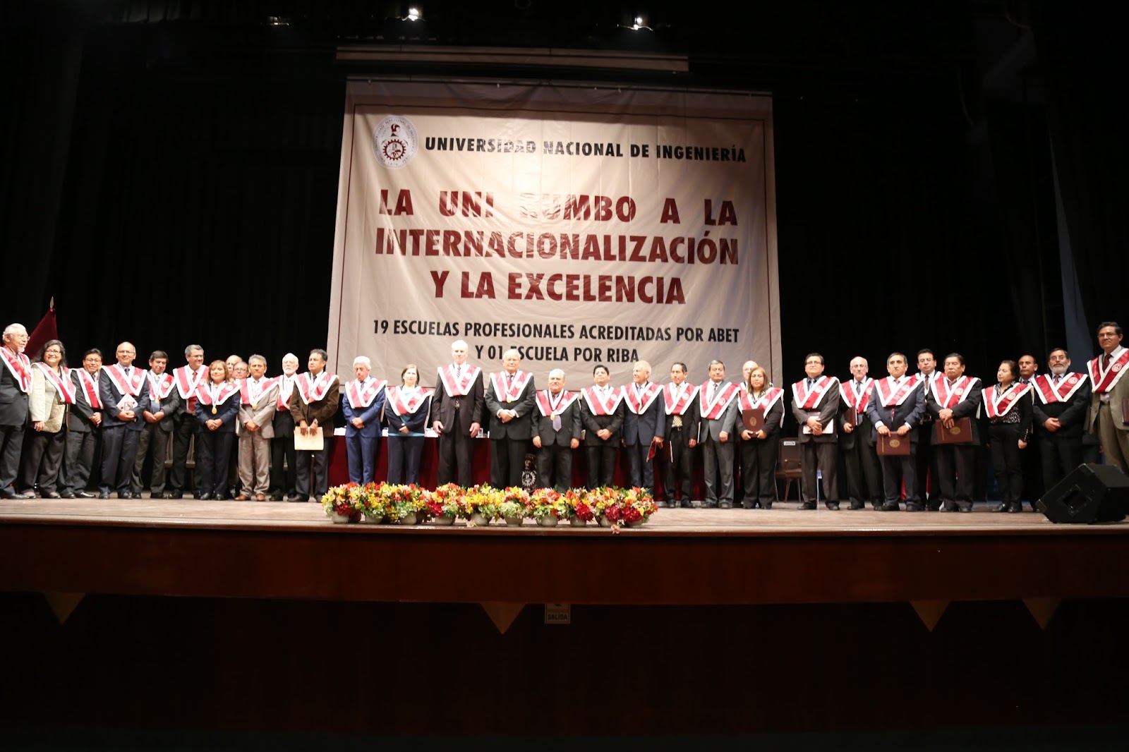 UNI realizó ceremonia de reconocimiento por acreditación de 13 programas de ingeniería por ABET