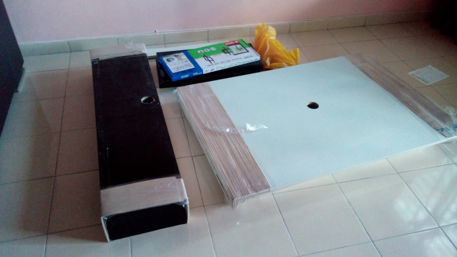 My Life World Diy Wall Tv Cabinet Sebelum Pemasangan
