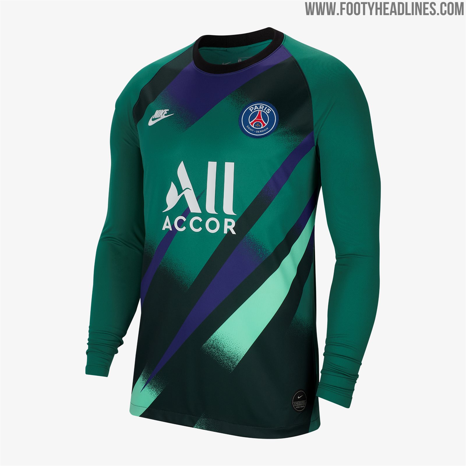 PSG 1920 Champions League Goalkeeper Kit Released  Footy Headlines