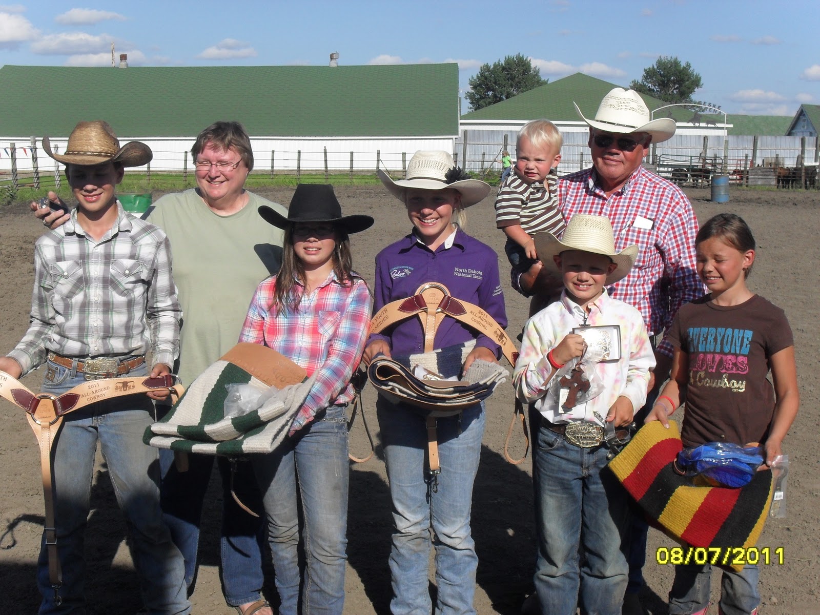 Boote Ranch G&G and their "rodeo" grandkids!