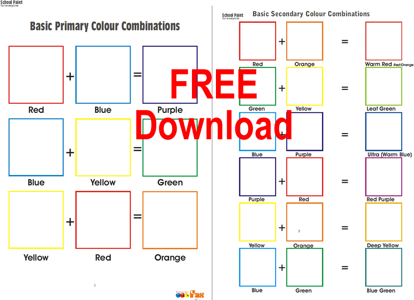 Secondary Colour Chart