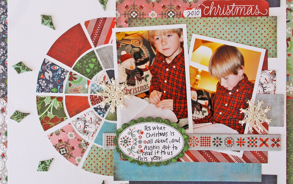 Pamela's World: A Christmas Layout :)
