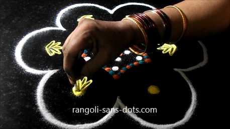 CD rangoli designs for Navratri Diwali craft