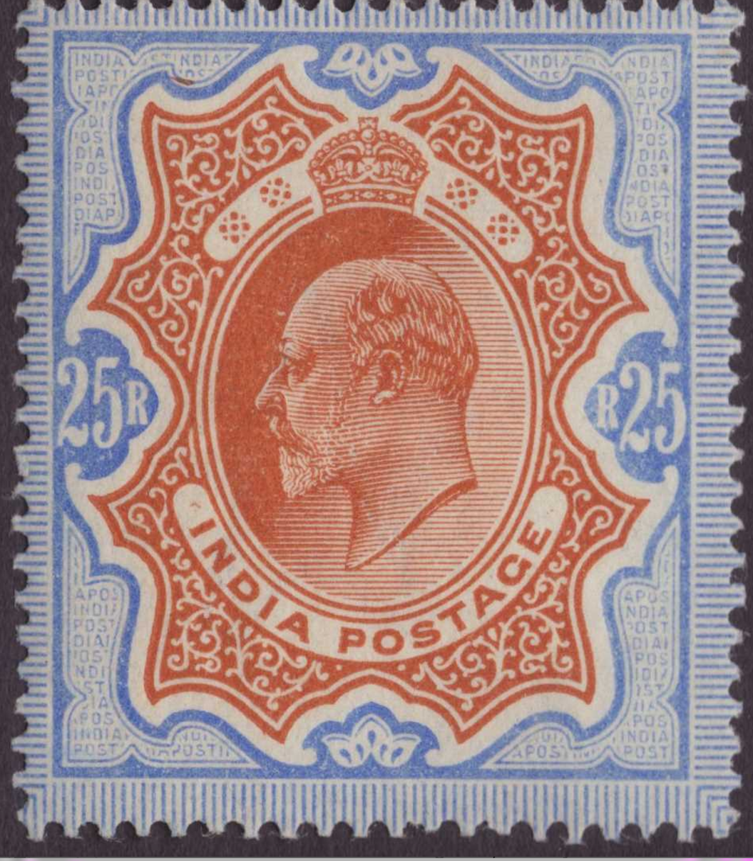 GANDHI STAMPS CLUB AngloIndianAffairs sold India EDVII 1909 SG147