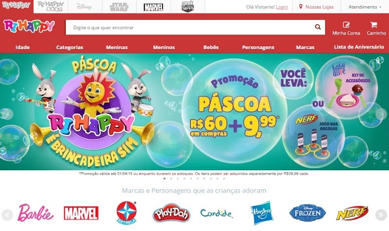 Ri Happy ganha destaque no e-commerce e prepara novos projetos para 2018 Ri Happy ganha destaque no e-commerce e prepara novos projetos para 2018