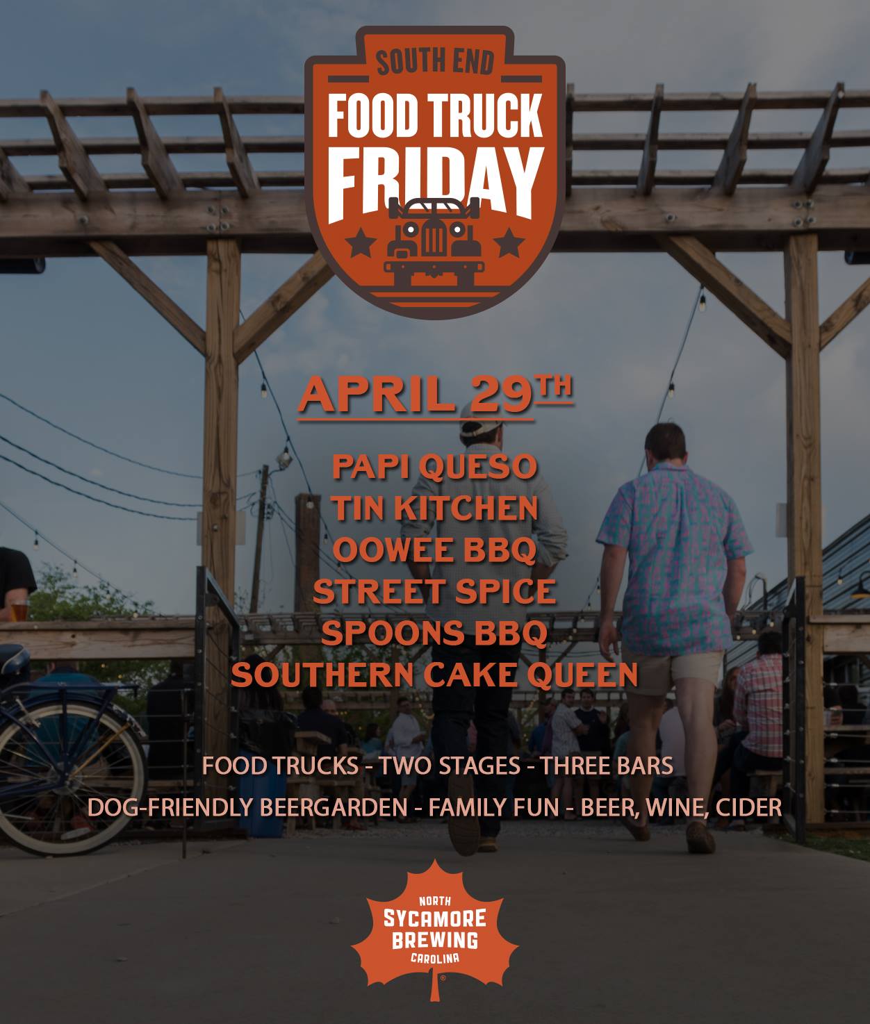 Sip + Play Things to do in Charlotte Food truck Friday lineups
