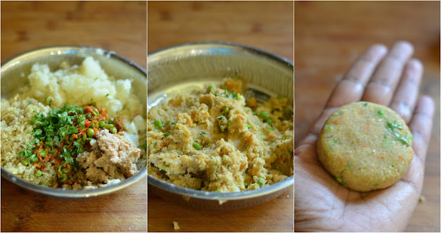 Quinoa and Soya Kheema Cutlet
