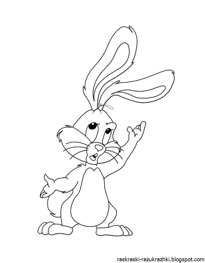Раскраски Зайцев