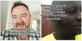 Oil rig pictures nigerian scammers Website's listing