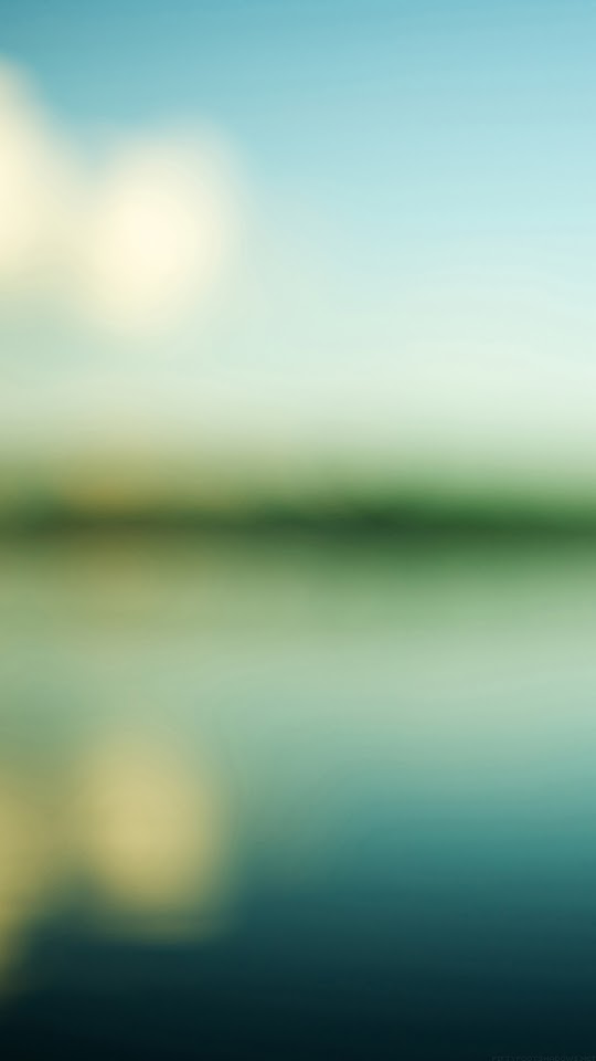 Blurred Lake View  Android Best Wallpaper
