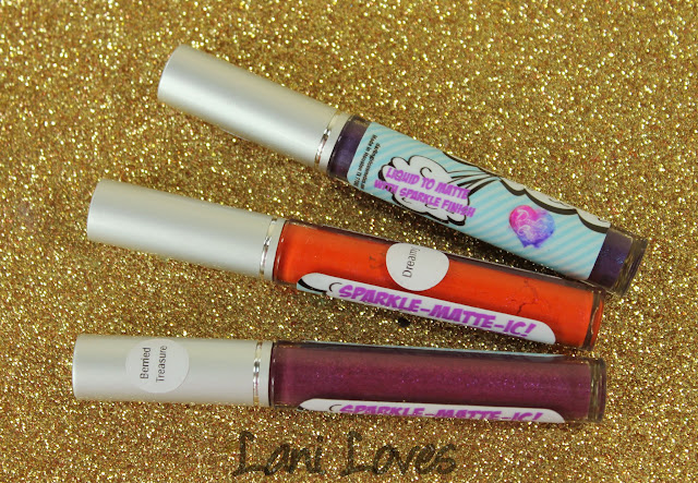 Darling Girl Sparkle Matte-ic Lip Tints - Berried Treasure, Dreamy and Galactic Love Story Swatches & Review
