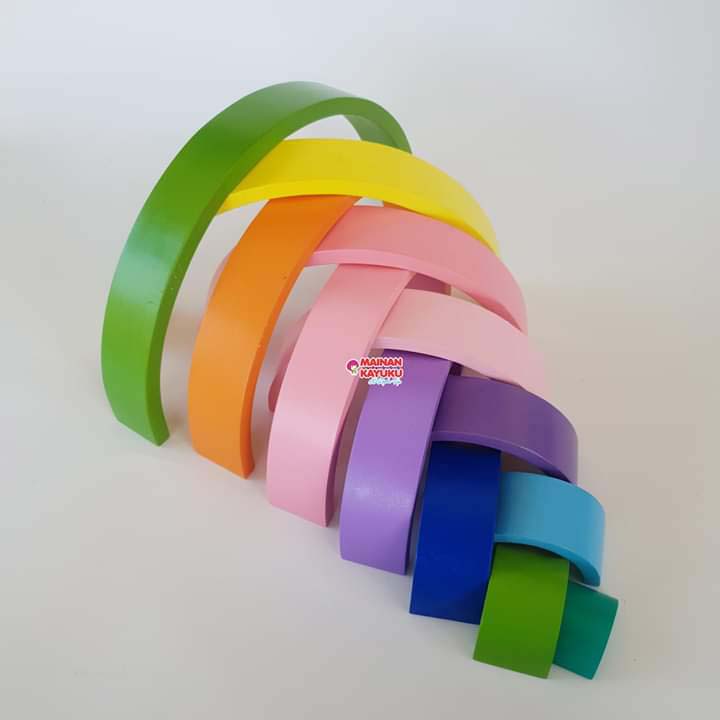 Rainbow Block Pastel