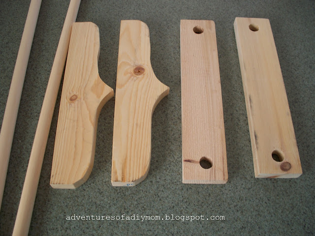 wood used to make martial arts belt display rack