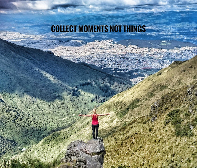 Michi um die Welt: Blick über Quito auf dem Weg zum Rucu Pichincha
