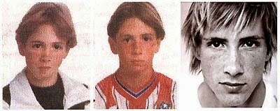 Images of Footballers in childhood