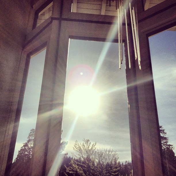 sun through the window