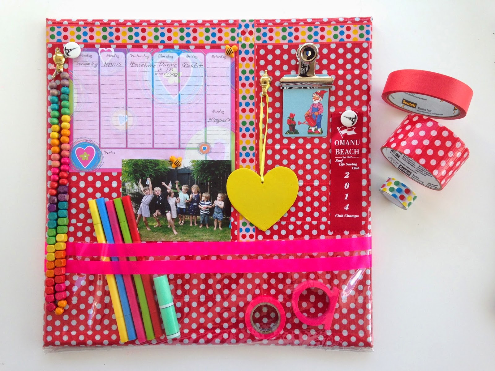 Mousehouse DIY Pin Board With Scotch Expressions Tape Mousehouse DIY Pin Board With Scotch Expressions Tape