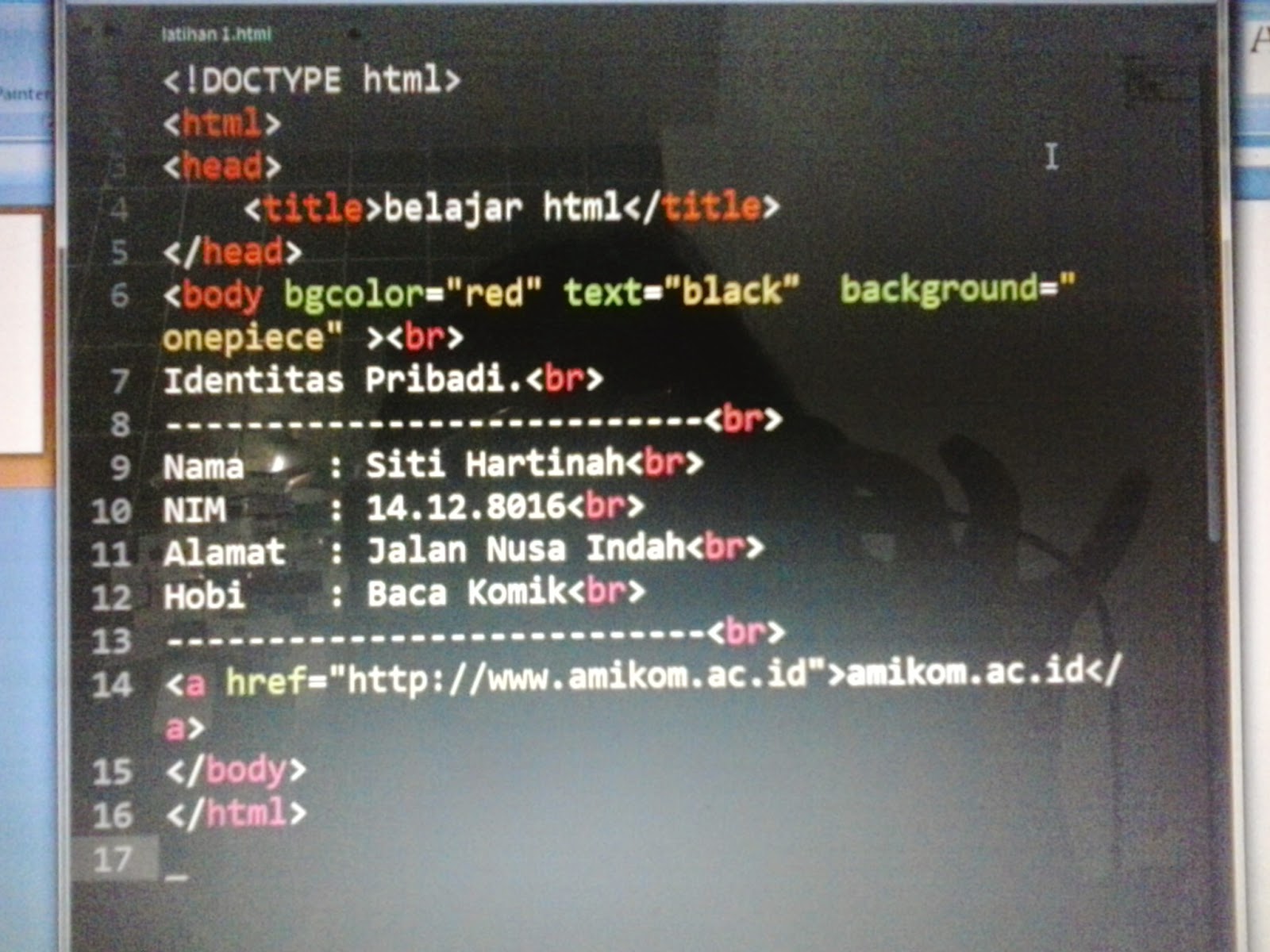 Materi Pembelajaran HTML