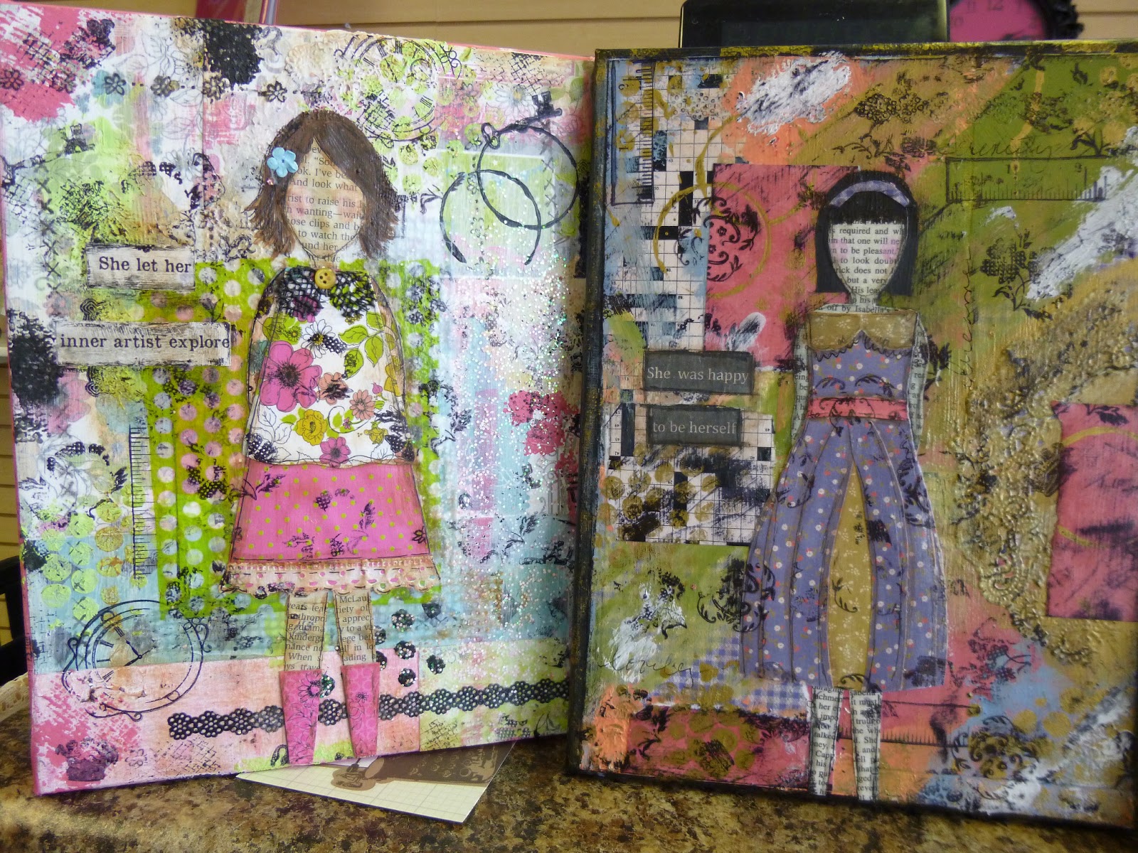 Ally Scraps Mixed Media Class