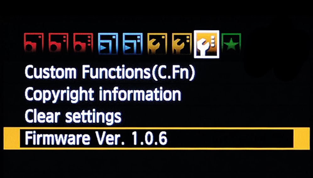 Digital Camera Firmware Update