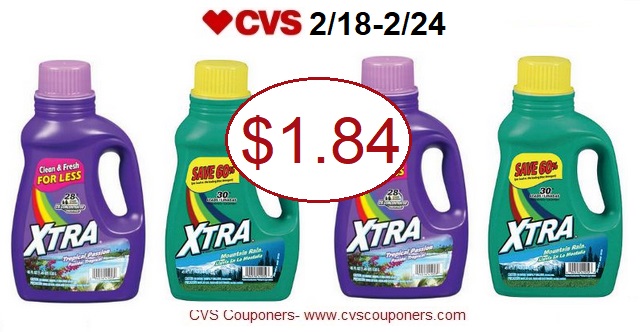 CVS Couponers: *Inventory UP* Xtra laundry Detergent, Just $1.84 picture about Xtra Laundry Detergent Printable Coupons titled CVS Couponers: *Inventory UP* Xtra laundry Detergent, Simply just $1.84