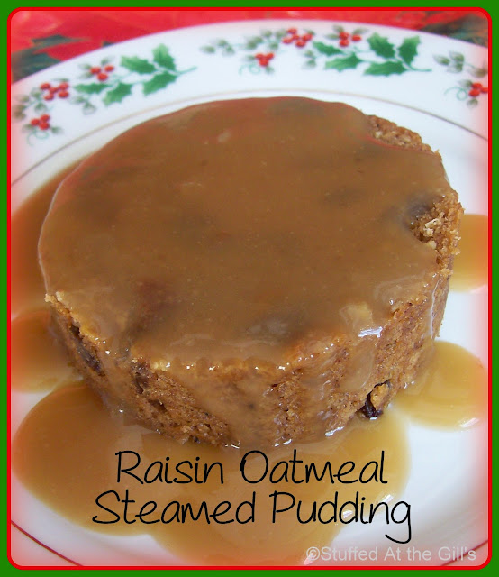 Raisin Oatmeal Steamed Pudding
