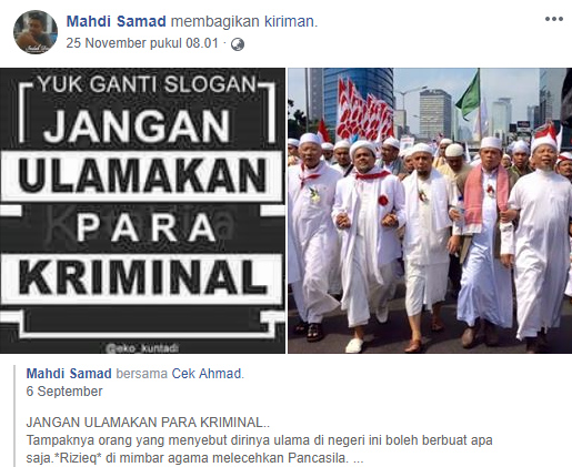 Hati-hati! Banyak Oknum Buat Akun FB Palsu, Akun ini Hina Ustadz Abdul Somad