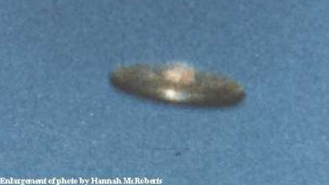 Hannah McRoberts herself zoomed into this Silver UFO herself.