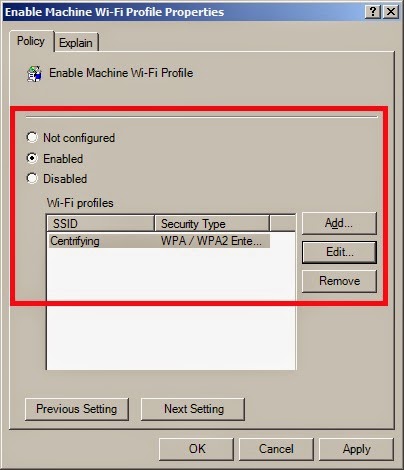 Wireless EAP-TLS 802.1x Configuration