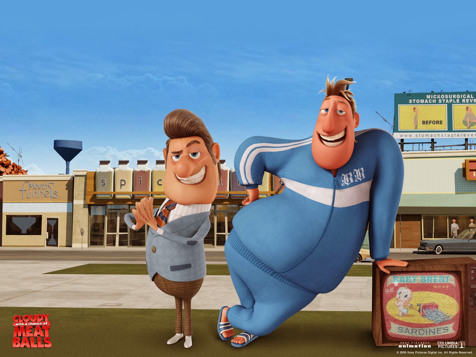 Cloudy With a Chance of meatballs HD Wallpapers