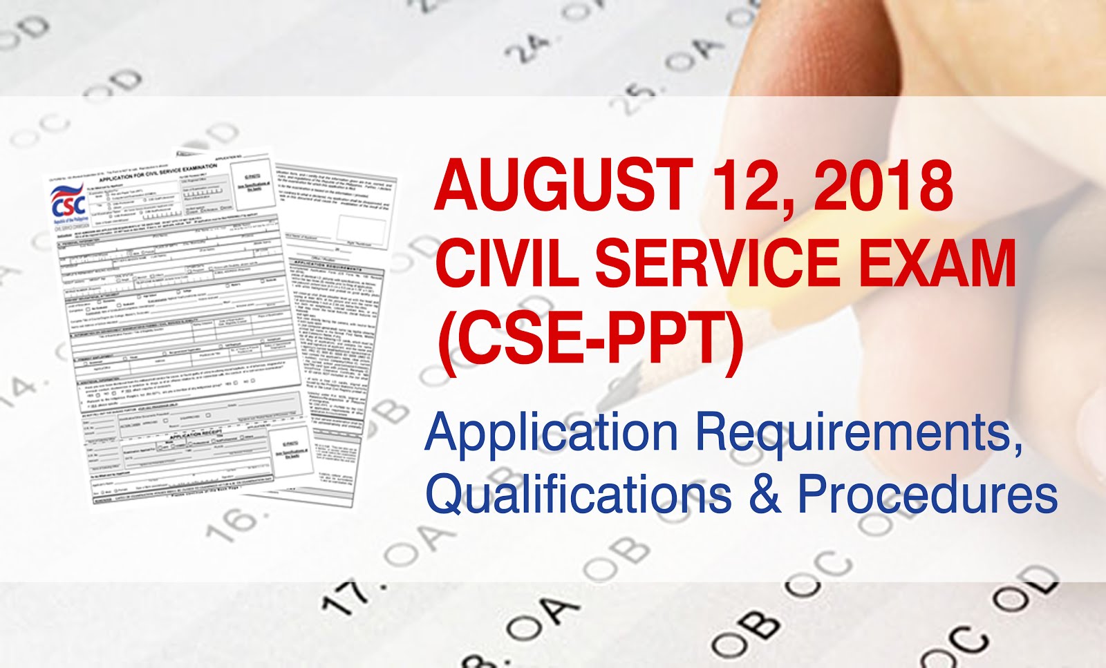 APPLICATION PERIOD: April 10, 2018 - June 22, 2018 (CLOSED) See application procedures, requirements and qualifications here