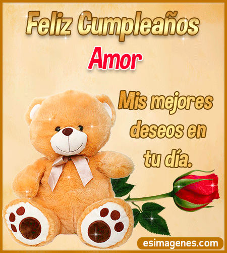 peluche de cumpleaños con rosa peluche de cumpleaños con rosa