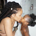 Rihanna kisses her favourite niece Majesty