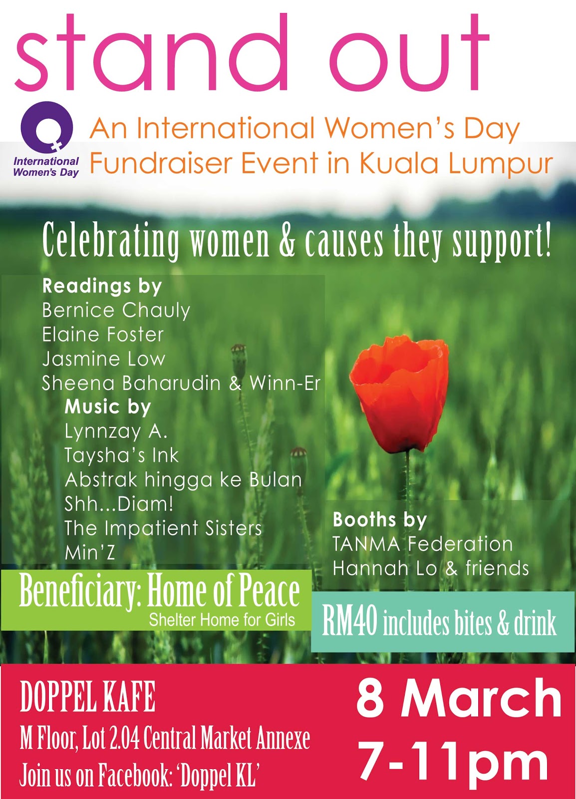 DoPPel Music World: Event 8 Mar: DoPPel celebrates Women&amp;#39;s Day