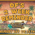 Df's 2 Week Reminder  August 1st - 15th 2016