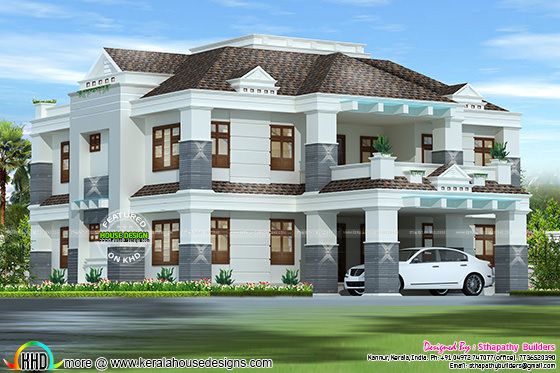 Full Vastu based Colonial model house Full Vastu based Colonial model house