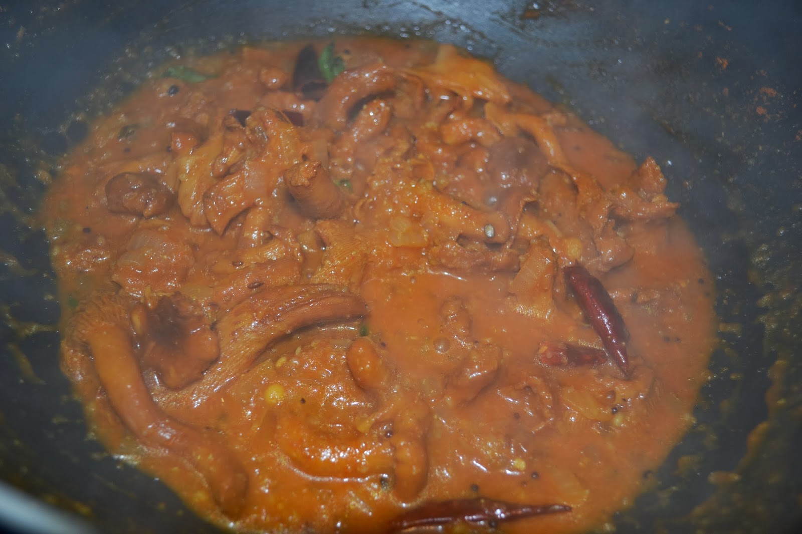 Every Day Cooking simplified... Chanterelle Mushroom Masala curry