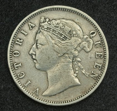 Hong Kong Cents Silver Coin Queen