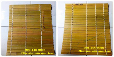 mẫu màn sáo nứa