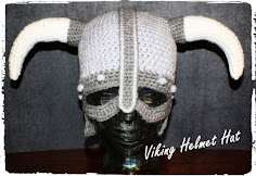 The Viking Helmet Hat Pattern© Inspired by Skyrim  By Connie Hughes Designs©