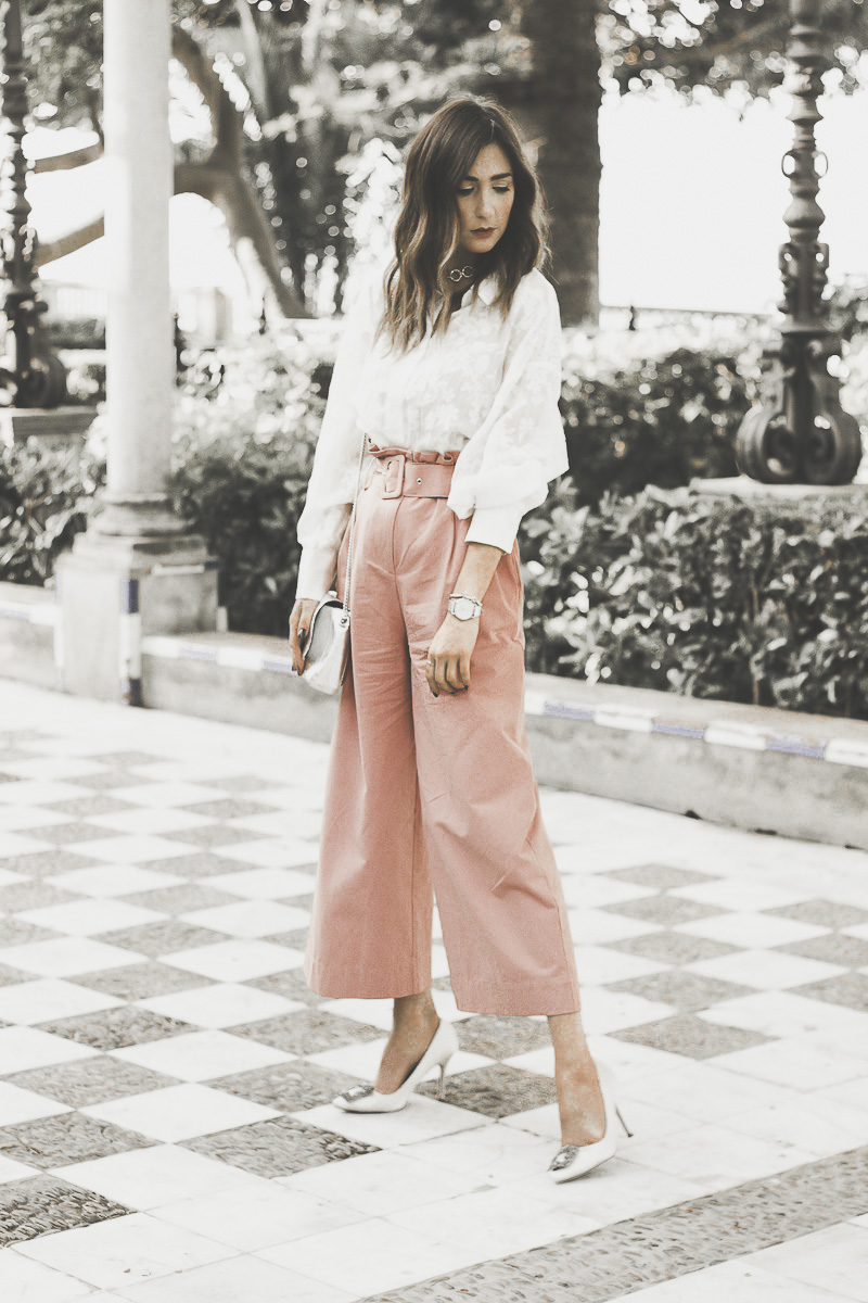 PALAZZO PINK CROPPED PANTS+HOUSE TOUR