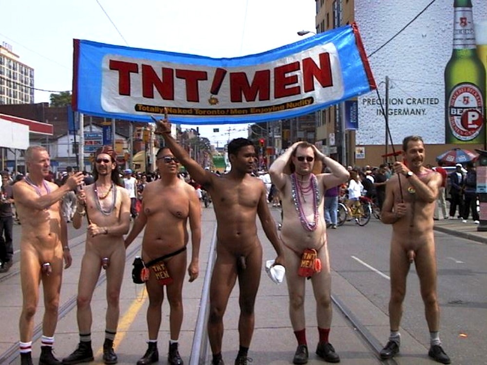 Totally Naked Toronto Men Enjoying Nudity, annual part of Gay Pride Parade ...