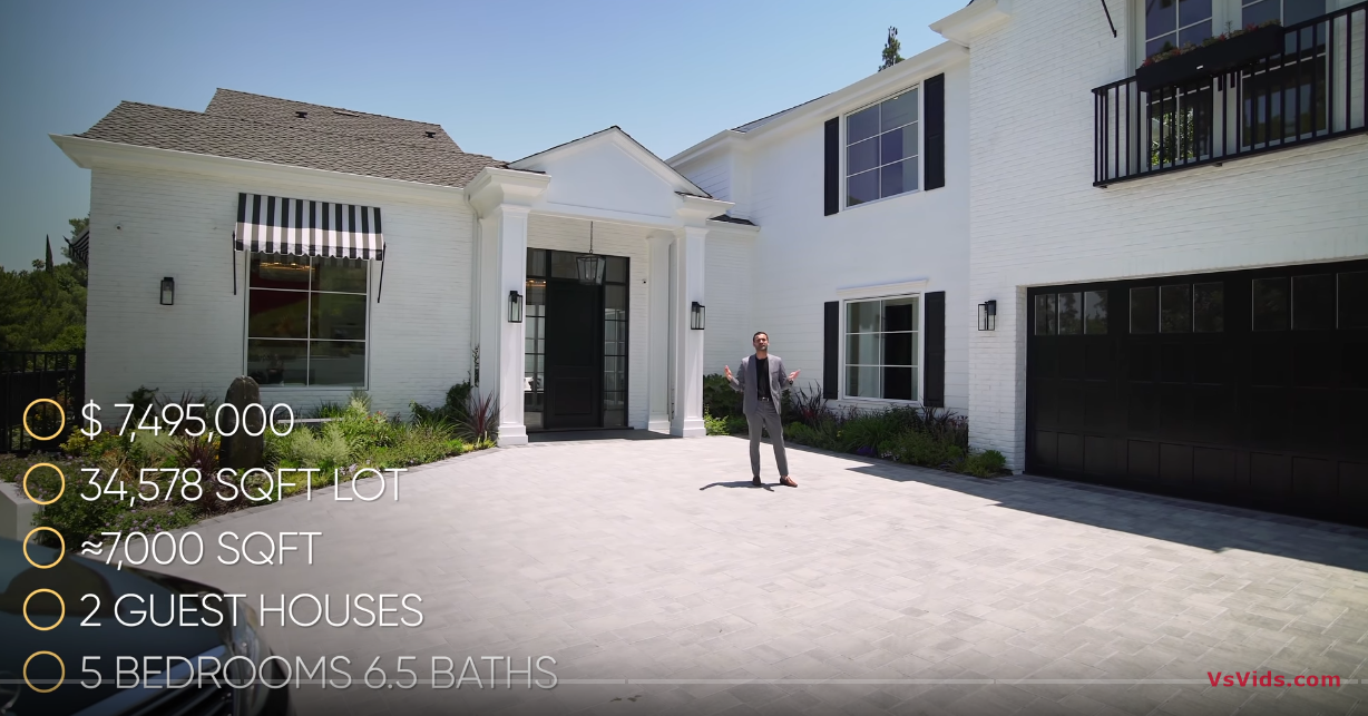 31 Photos vs. Touring a $7,495,000 ENCINO Mansion with 300 Ft Private Driveway! - Luxury Home Tour 31 Photos vs. Touring a $7,495,000 ENCINO Mansion with 300 Ft Private Driveway! - Luxury Home Tour